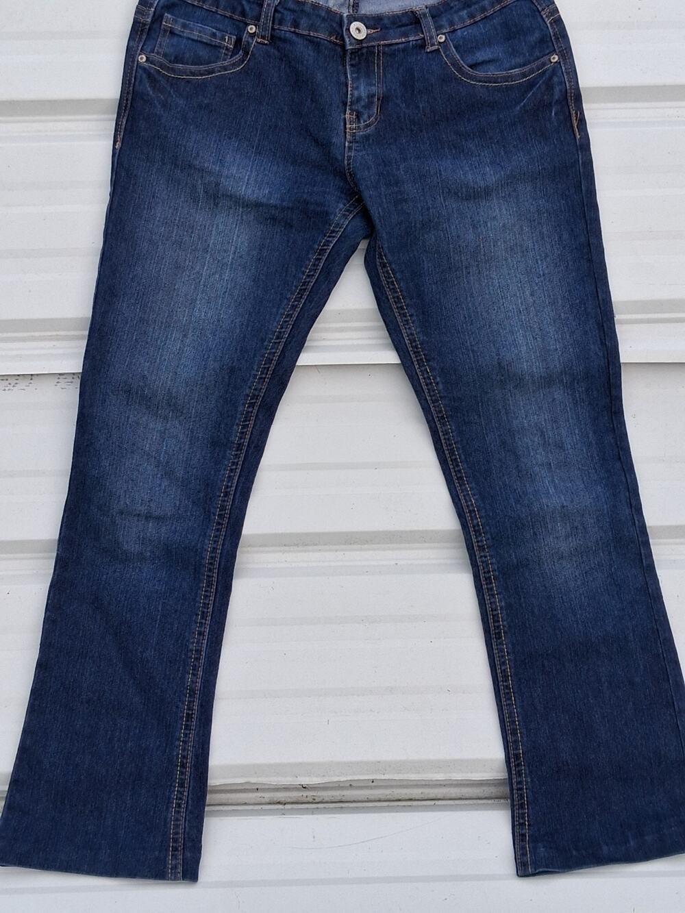 Rue 21 Straight Leg Boot Cut Blue Denim Jeans Size 7 Size 8slim